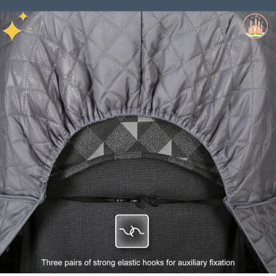 chancelière pour poussette gris clair installation facile