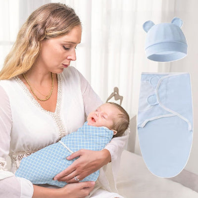 Gigoteuse été Bleu en coton biologique nuits passibles