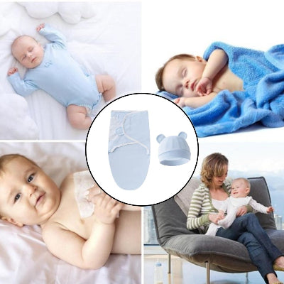 Gigoteuse été Bleu en coton biologique polyvalente
