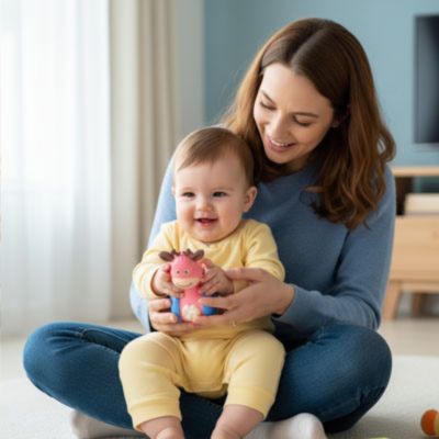 Jouet éveils bebe Goblet coulissant Roly pour petites mains