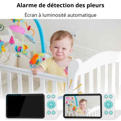 babyphone camera moniteur intelligent bidirectionnel détection de pleurs
