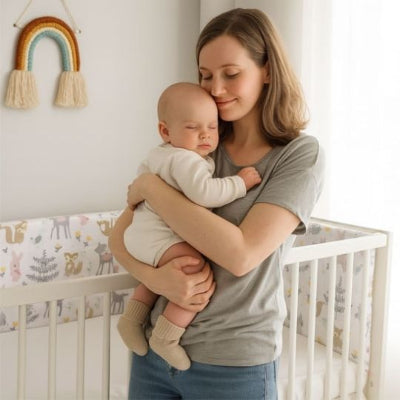 contour de lit de bébé animaux en forêt petit bonheur