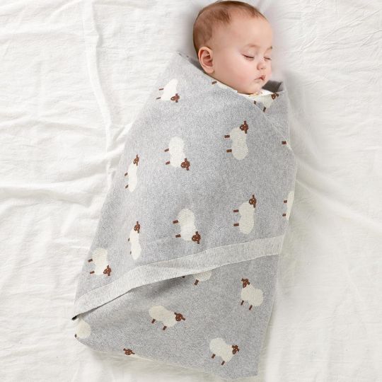 Couverture bébé tricot | Cocon de Moutons