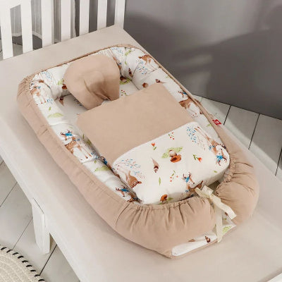 réducteur de lit bebe cerf kaki lit d'enfant