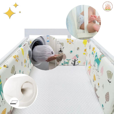 accessoire chambre avec le tour de lit bébé cerf