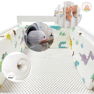 tour de lit bébé dinosaur entretien facile