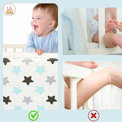 tour de lit bébé sécuritaire