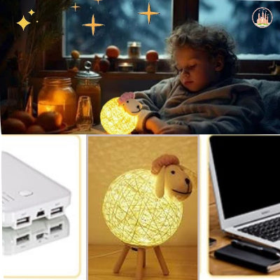 veilleuse bébé mouton adorable pour enfant