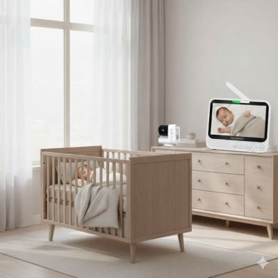 Babyphone - Écran 7, 2 Caméras, Audio Bidirectionnel surveillance bébé