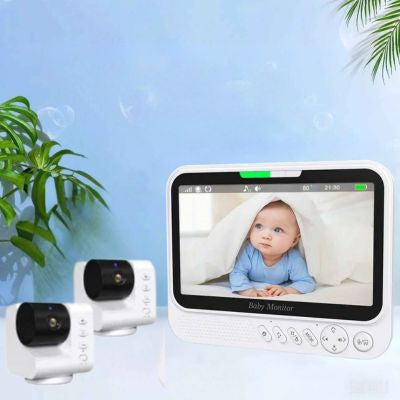 Babyphone - Écran 7, 2 Caméras, Audio Bidirectionnel variante 2 caméra