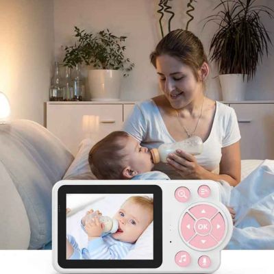 Babyphone camera Vision nocturne infrarouge lapin rose rappel d'alimentation