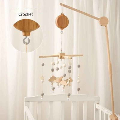 Boîte à musique rotative crochet