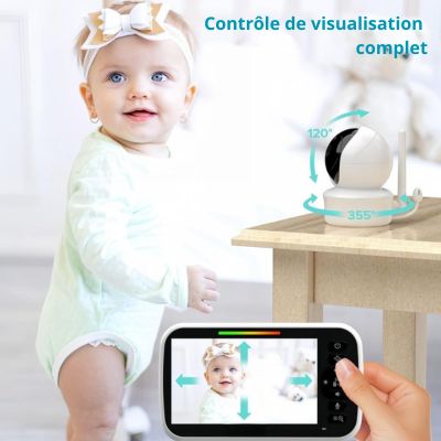 Camera bebe Vision XXL rotation 360 degrés