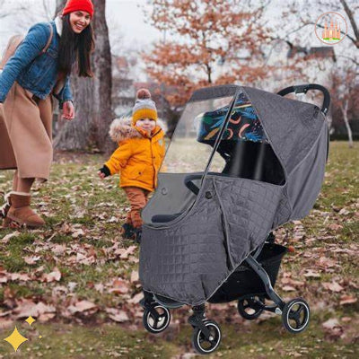 couverture bébé imperméable Canopy gris clair