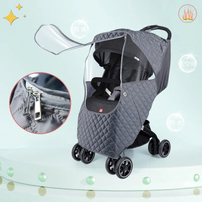 chancelière bébé gris foncé