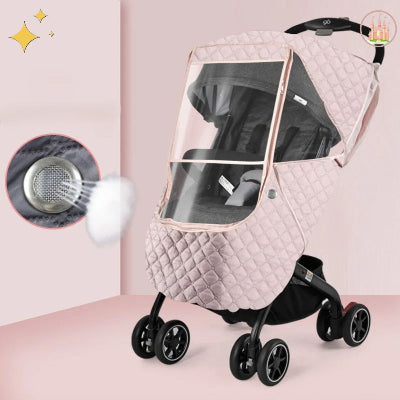 chancelière bébé imperméable rose respirante
