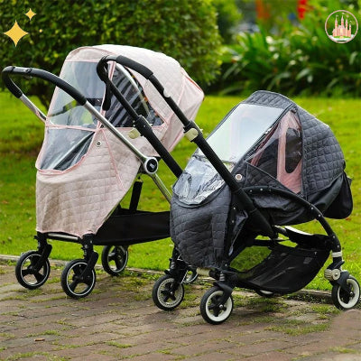 chancelière bébé rose imperméable
