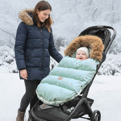 Chancelière imperméable hiver vert triangle