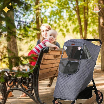 chancelière bébé avec protection imperméable