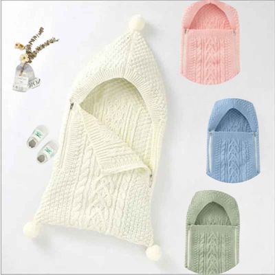 Chancelière tricot pour bébé 0-1 an Cocon douillet divers couleurs