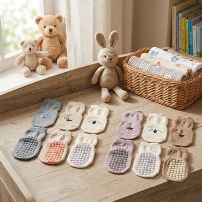 Chaussette pour bebe - Respirantes et Antidérapantes divers couleurs