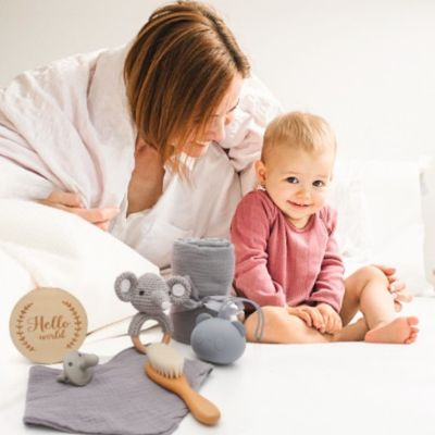 Coffret cadeau naissance éléphant pour les petits