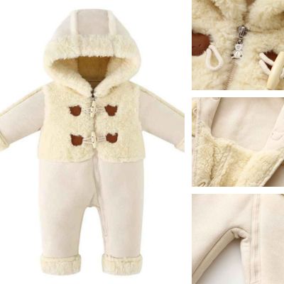 Combinaison hiver pour bebe Cocon Douillet avec capuche spécifications