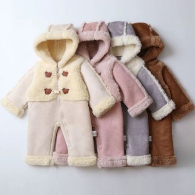 Combinaison hiver pour bebe Cocon Douillet avec capuche variantes divers