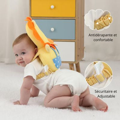Coussin de protection tête bébé Sac à dos antidérapante