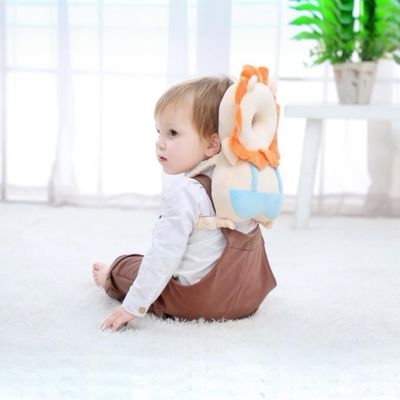 Coussin de protection tête et dos du bébé anti-choc Lion