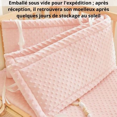 Coussin protection lit bebe emballage