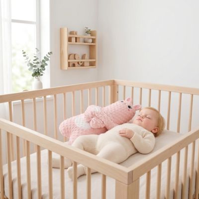 Doudou - Peluche apaisante pour bébé endormi dans le lit