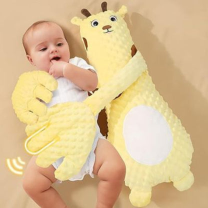Doudou - Peluche apaisante pour bébé girafe jaune
