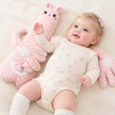 Doudou - Peluche apaisante pour bébé  lapin rose mignon