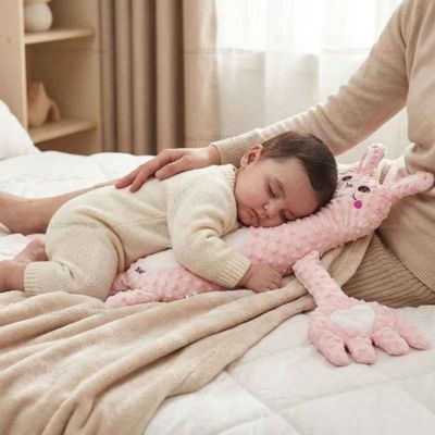 Doudou Peluche apaisante pour bébé avec maman