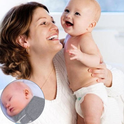 Gigoteuse emmaillotage Gray bebe rieur