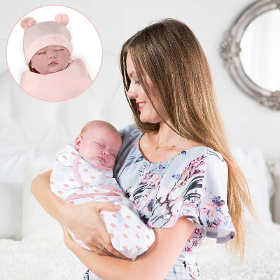 Gigoteuse été Rose en coton biologique bebe endormi paisible