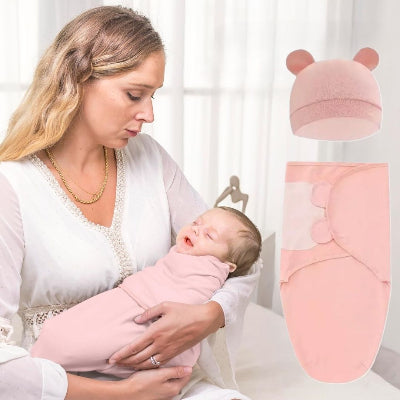 Gigoteuse été Rose en coton biologique rassurante