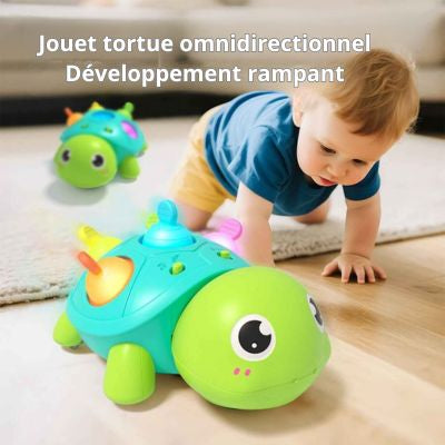 Jouet éveils bebe Tortue rampante développement