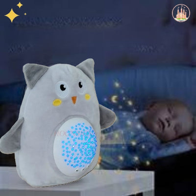 Machine à bruit blancs hibou peluche lumineuse 