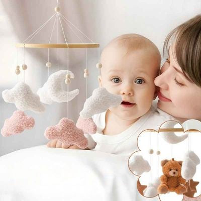 Mobile bebe ourson marron moments doux