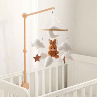 Mobile lit bébé Petit Lapin Apaisant idéal décoration chambre