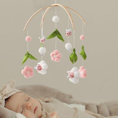 Mobile pour bébé Abeilles roses sommeil paisible