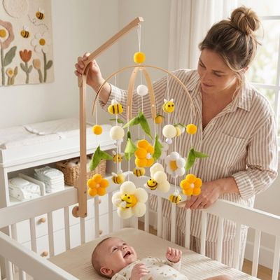 Mobile pour bébé Petites Abeilles clochette mignonne