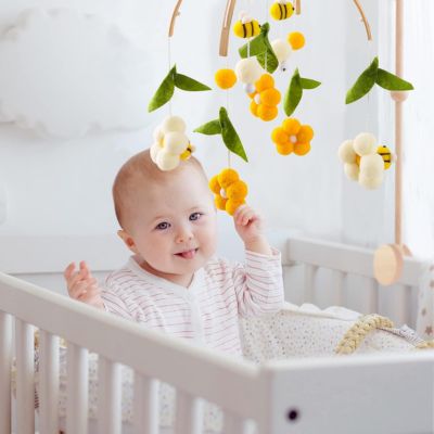 Mobile pour bébé Petites Abeilles pendentifs en feutre