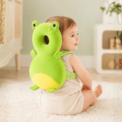 Oreiller anti-chute bébé Coussin de protection jouet Grenouille