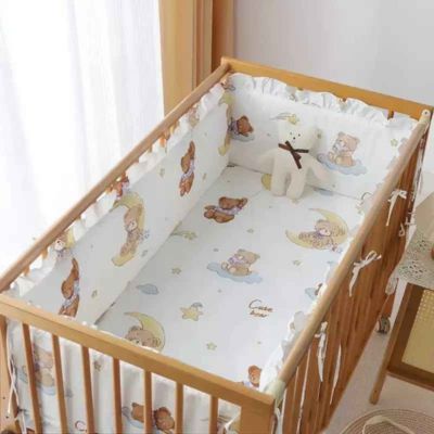 Parure de lit en coton beige Ensemble 5 pièces cocon douillet