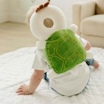 Protège-tête bébé réglable Sac à dos Tortue douce et confortable