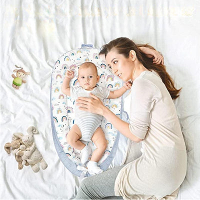 Réducteur de lit Arc-en-ciel bébé maman