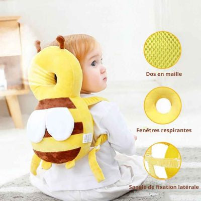 Sac à dos anti-chute bébé dos en maille respirante